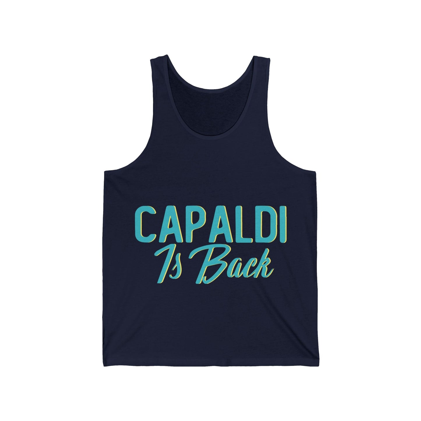 Lewis Capaldi Unisex Jersey Tank Top - Capaldi is back