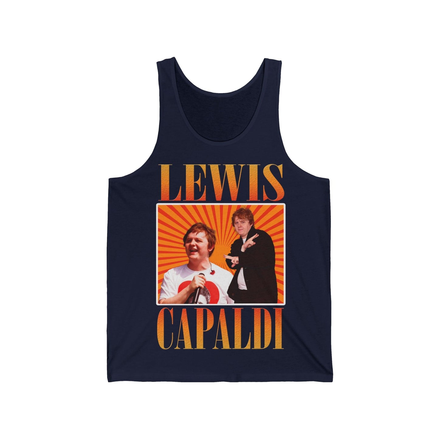 Lewis Capaldi Unisex Jersey Tank Top - Graphic