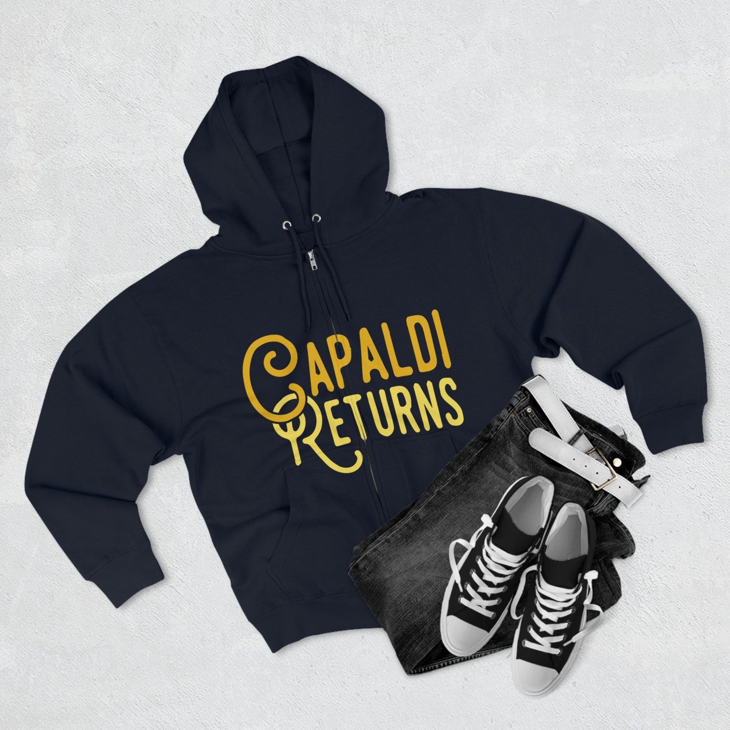 Lewis Capaldi Unisex Zip Hoodie - Capaldi Returns