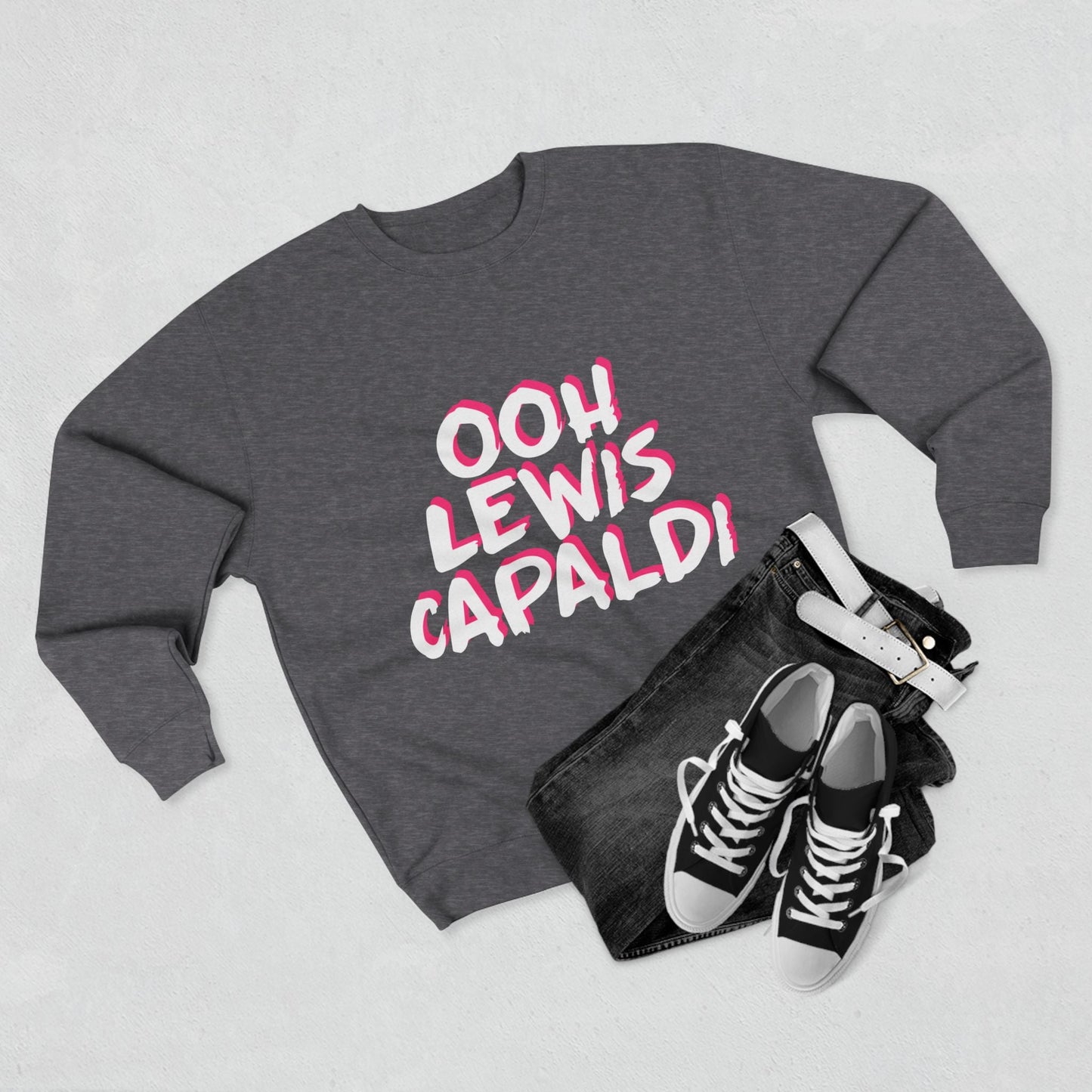 Lewis Capaldi Unisex Crewneck Sweatshirt - Ooh Lewis Capaldi