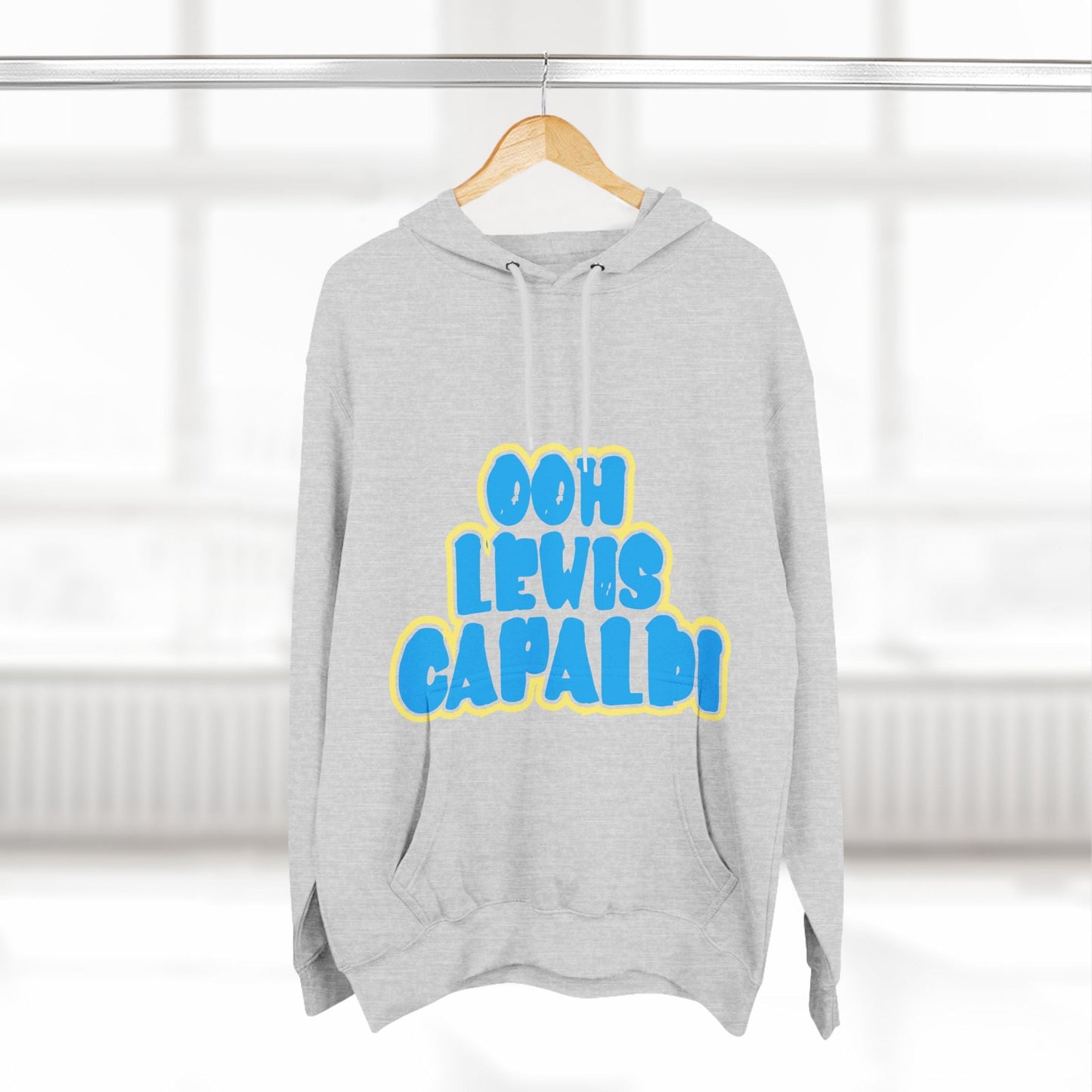 Lewis Capaldi Three-Panel Fleece Hoodie - Ooh Lewis Capaldi