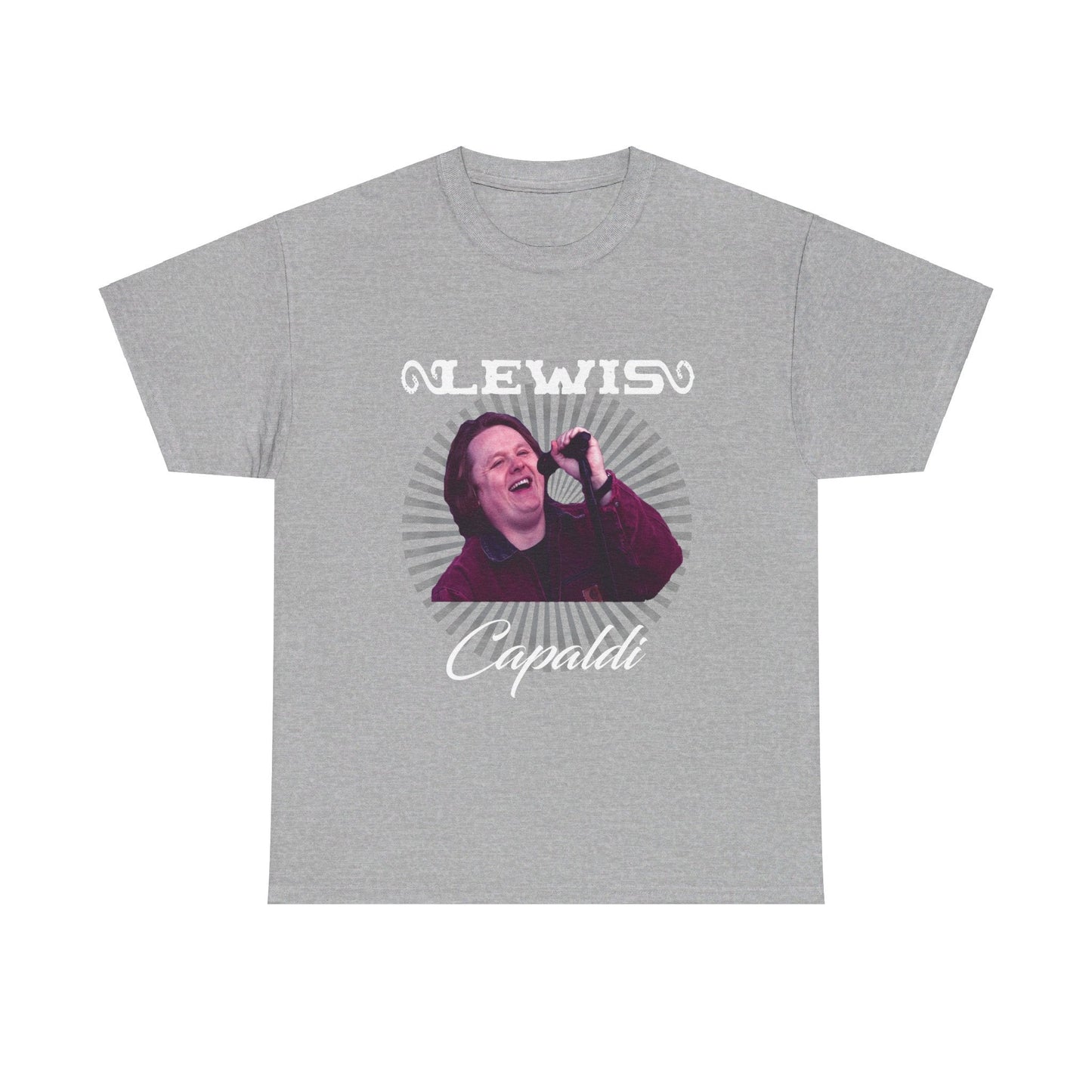 Lewis Capaldi Unisex Heavy Cotton Tee - Graphic