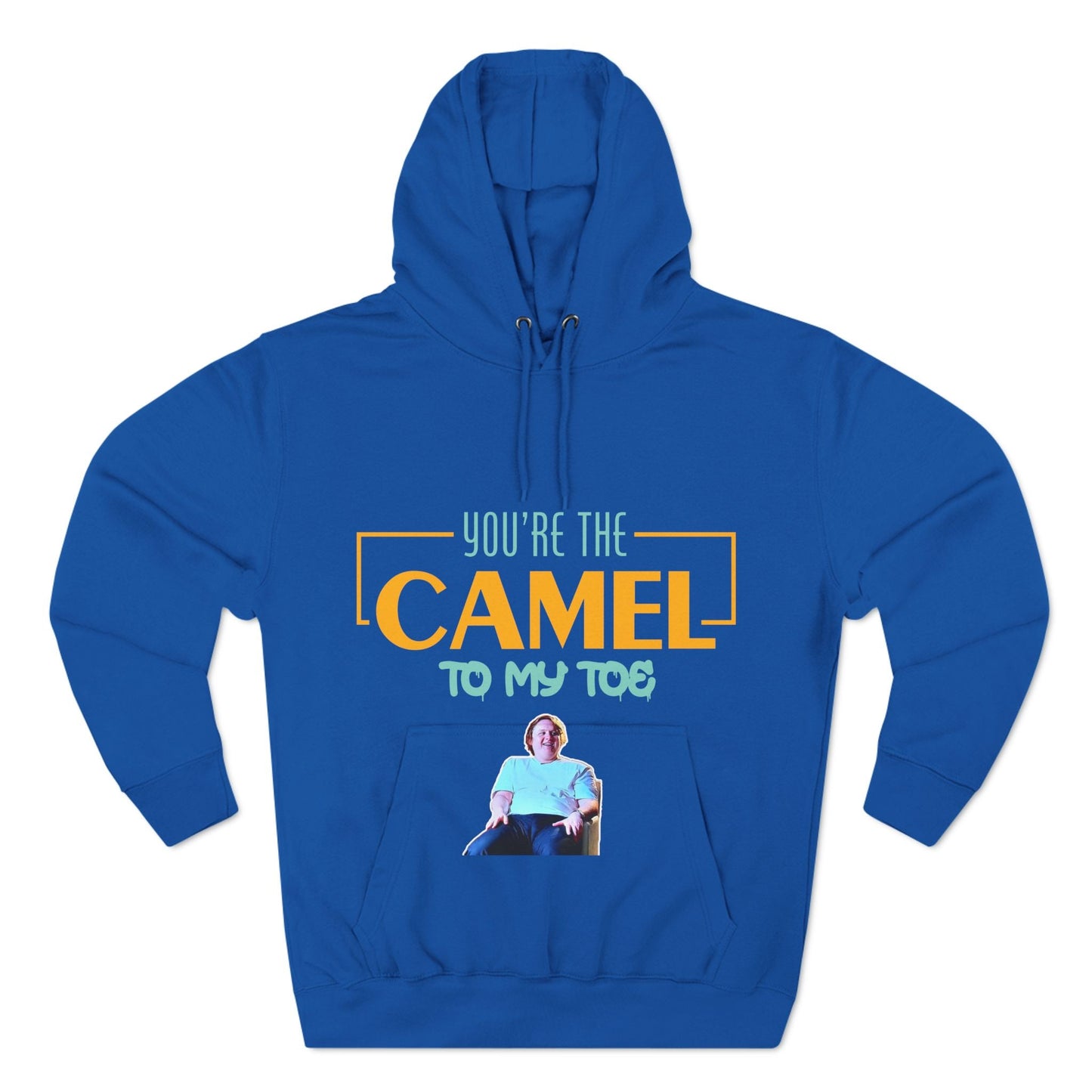 Lewis Capaldi Three-Panel Fleece Hoodie - You're the camel to my toe