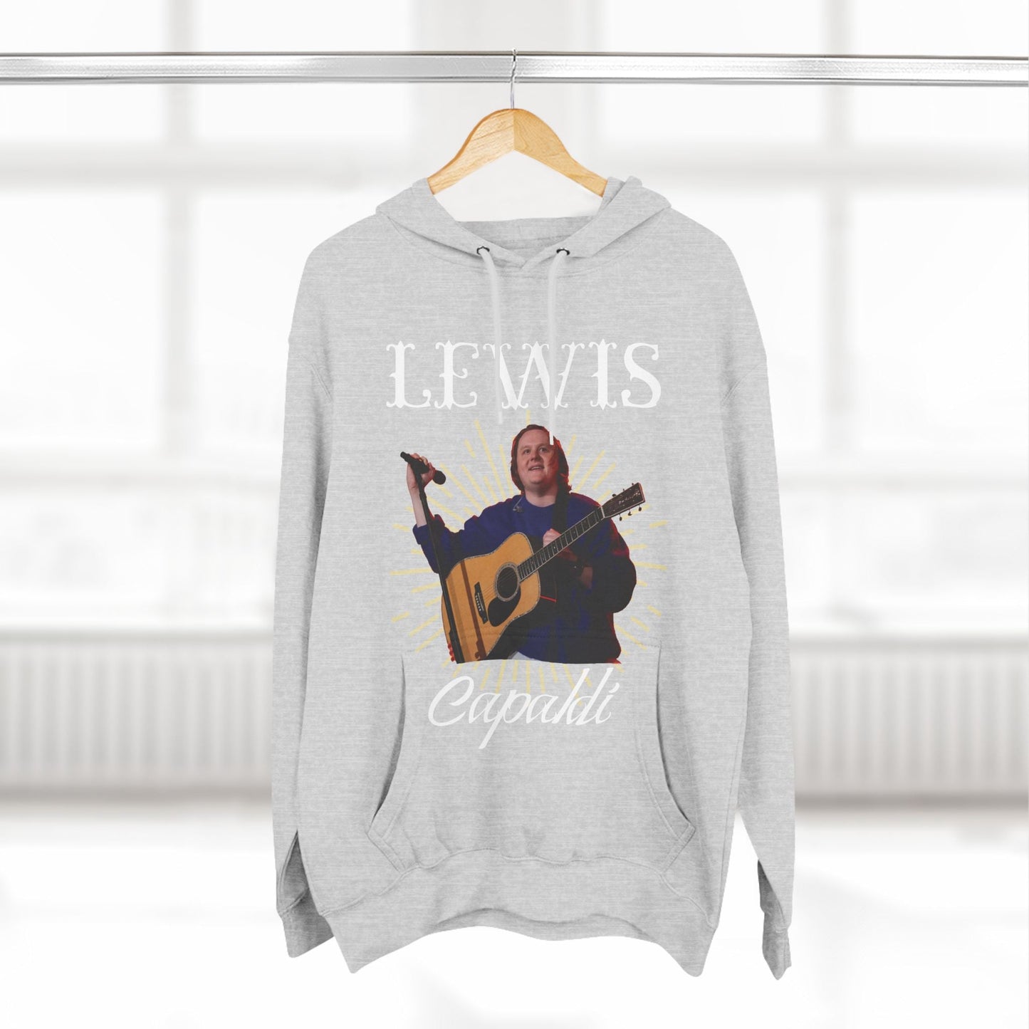 Lewis Capaldi Three-Panel Fleece Hoodie - Graphic