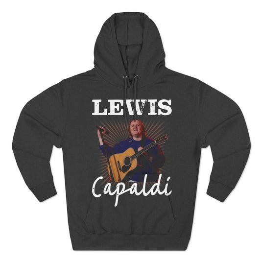 Lewis Capaldi Three-Panel Fleece Hoodie - Graphic