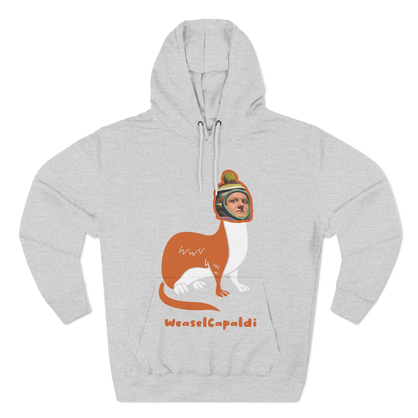 Lewis Capaldi Three-Panel Fleece Hoodie - Weasel Capaldi