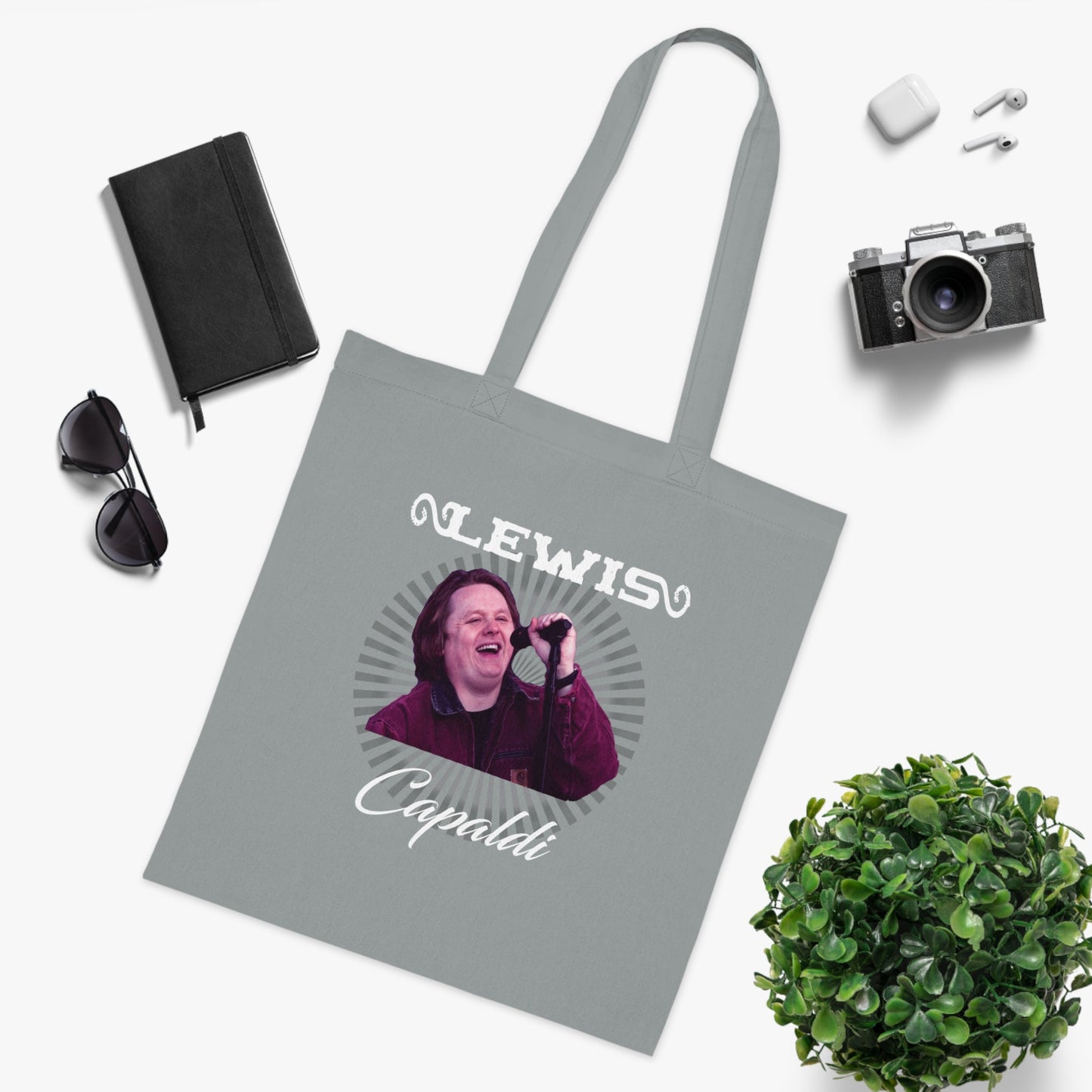 Lewis Capaldi Cotton Tote Bag - Graphic