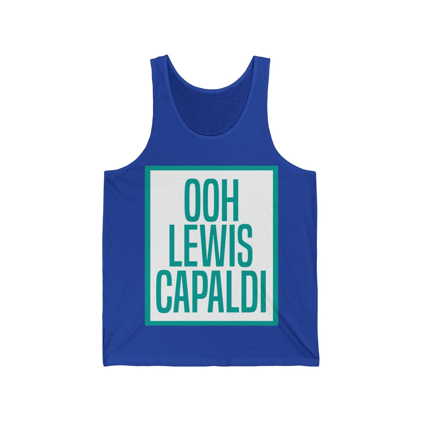 Lewis Capaldi Unisex Jersey Tank Top - Ooh Lewis Capaldi