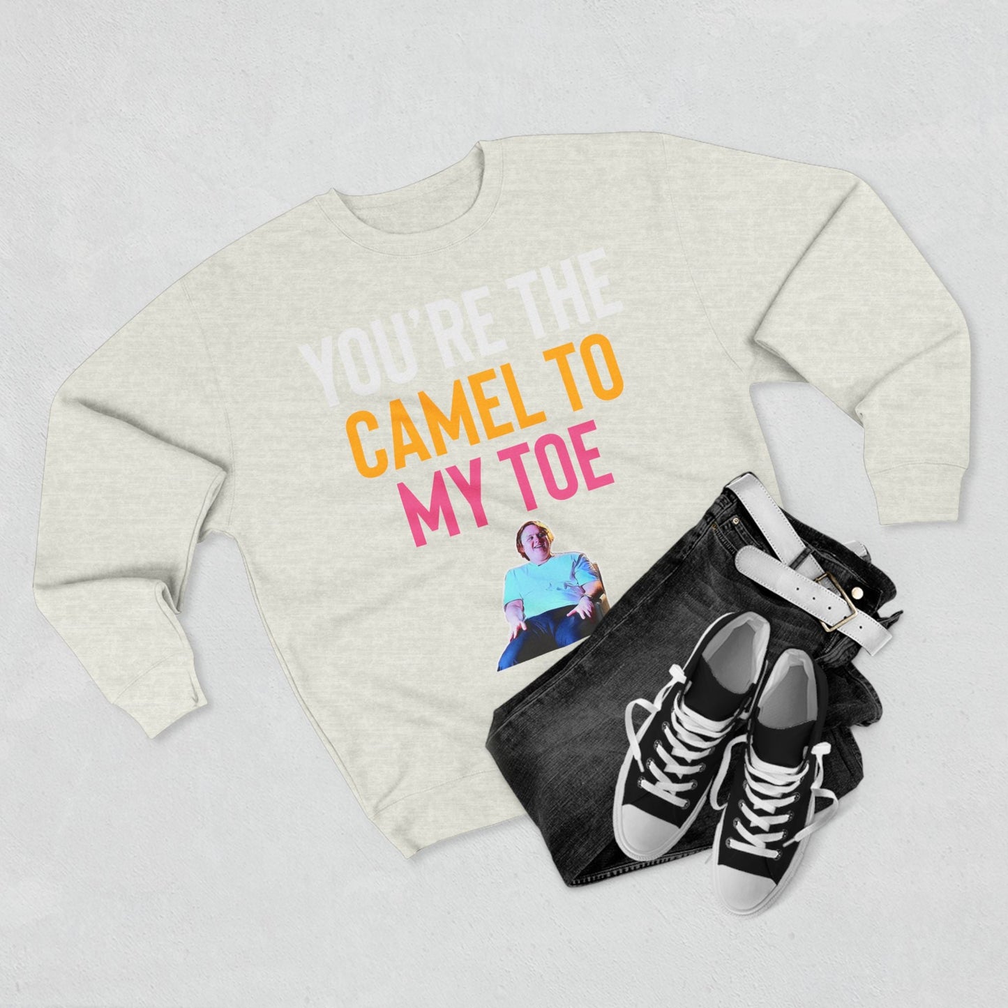 Lewis Capaldi Unisex Crewneck Sweatshirt - You are the camel to my toe