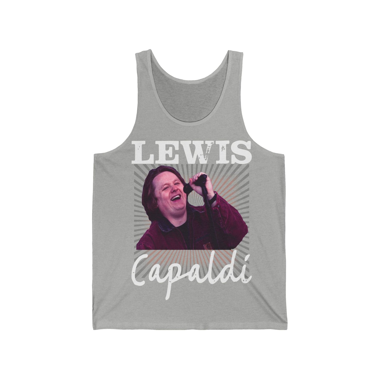 Lewis Capaldi Unisex Jersey Tank Top