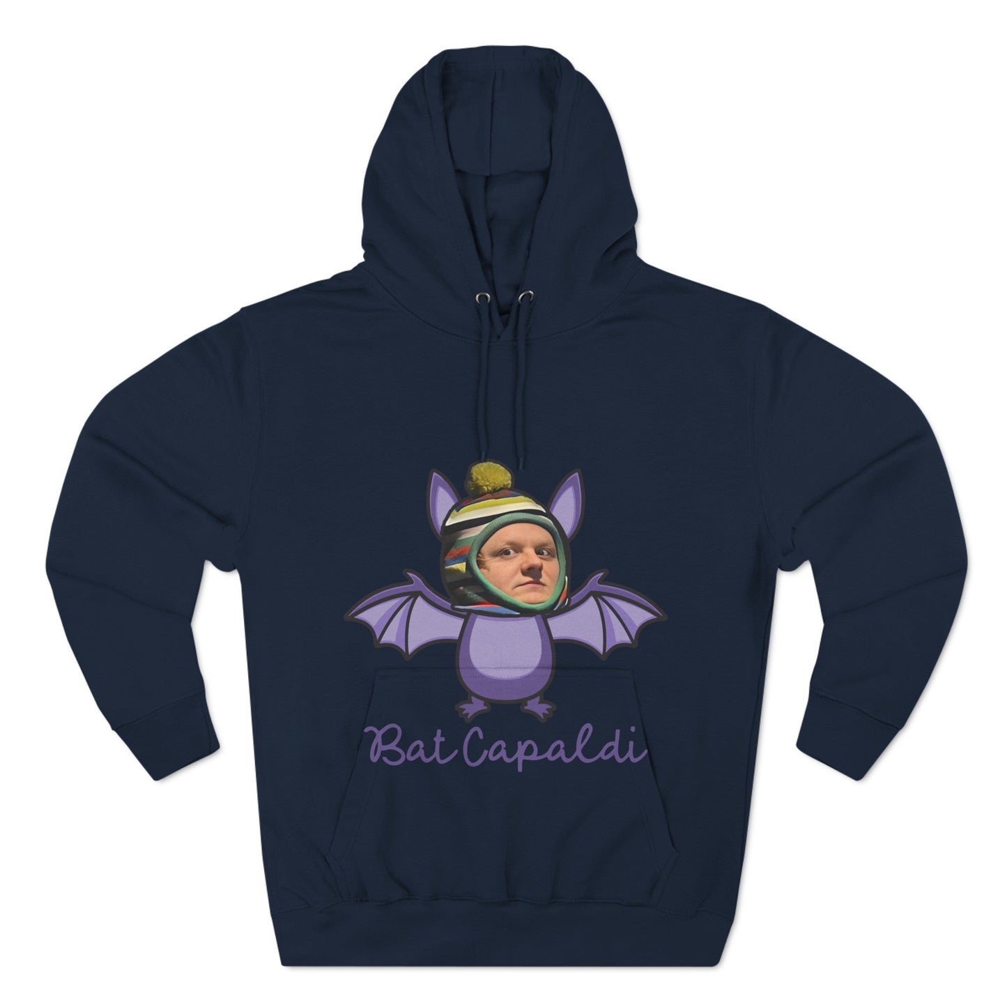 Lewis Capaldi Three-Panel Fleece Hoodie - Bat Capaldi