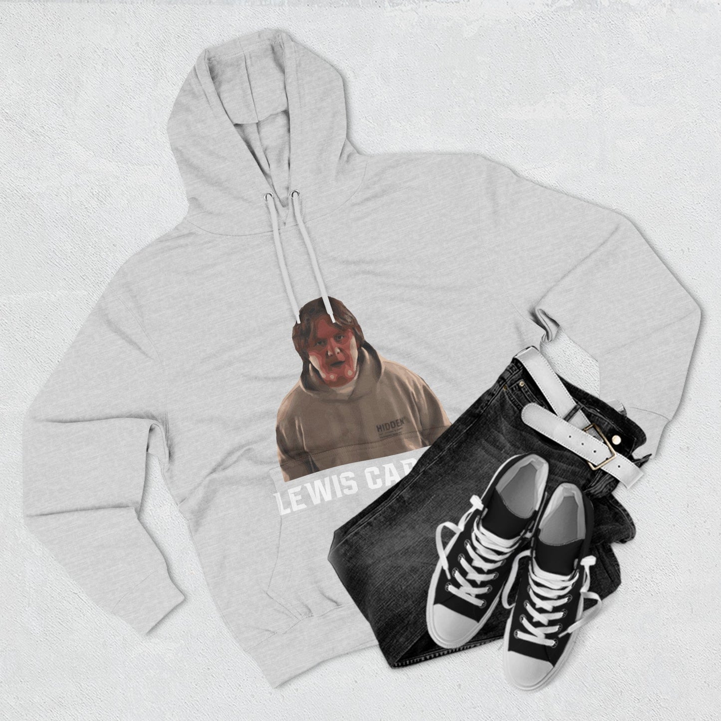 Lewis Capaldi Three-Panel Fleece Hoodie - Graphic