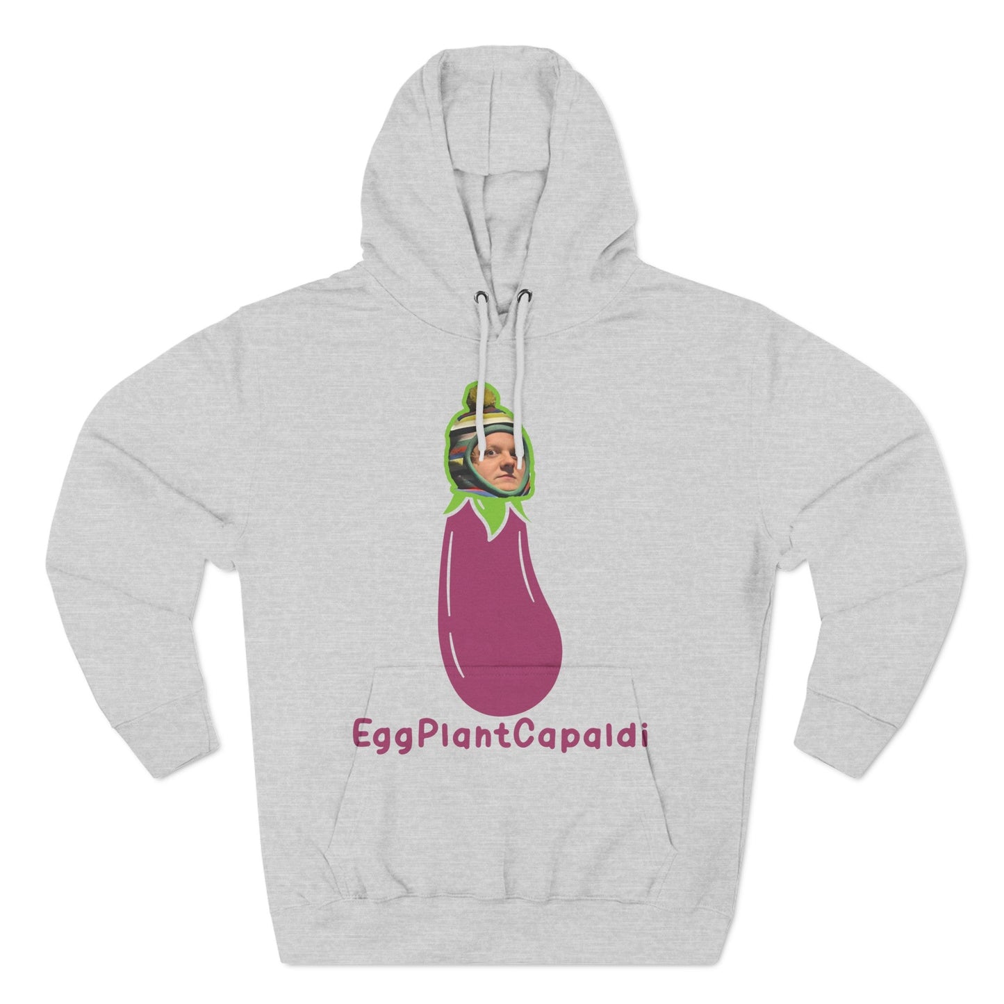 Lewis Capaldi Three-Panel Fleece Hoodie - Egg Plant Capaldi