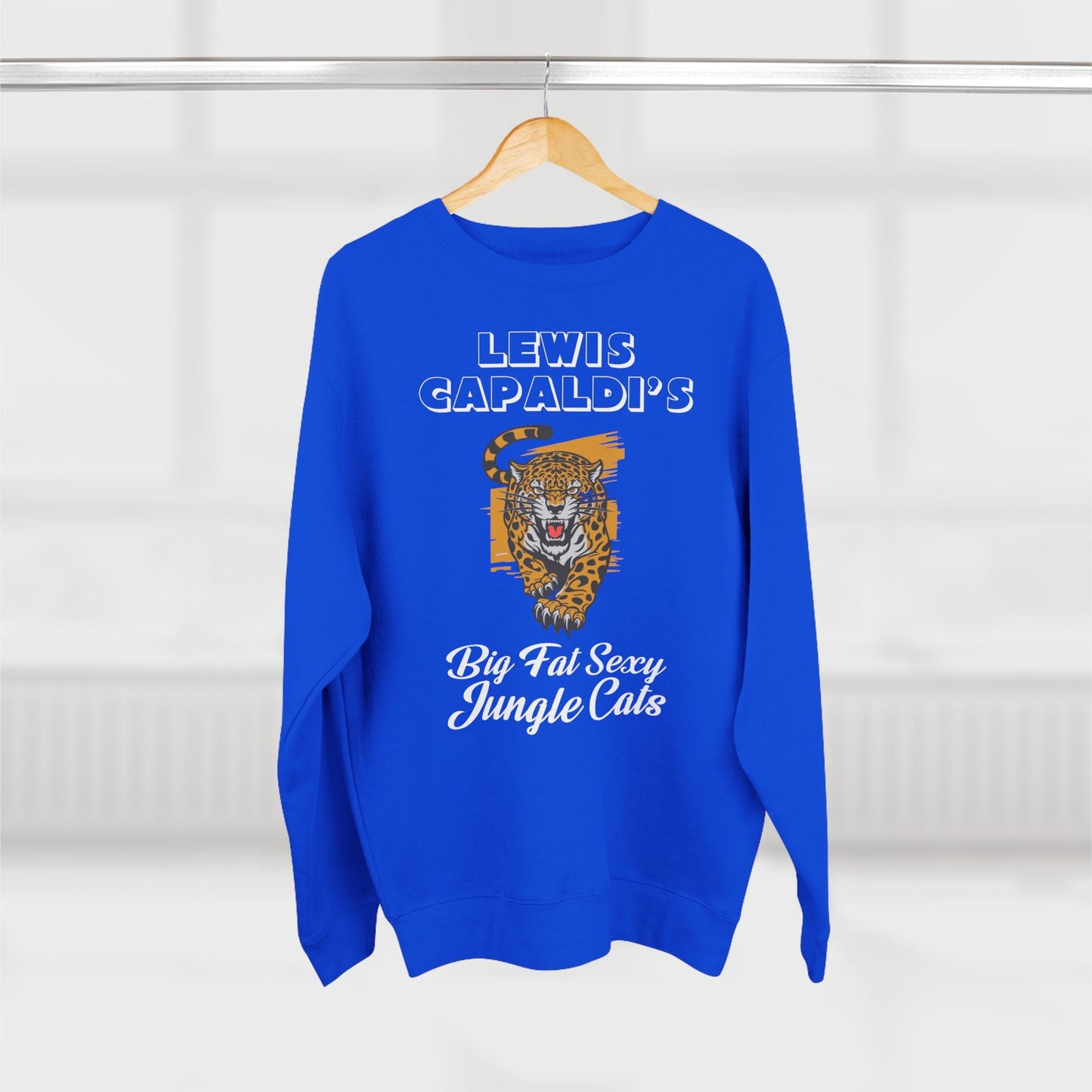 Lewis Capaldi Unisex Crewneck Sweatshirt - Big Fat Sexy Jungle Cats