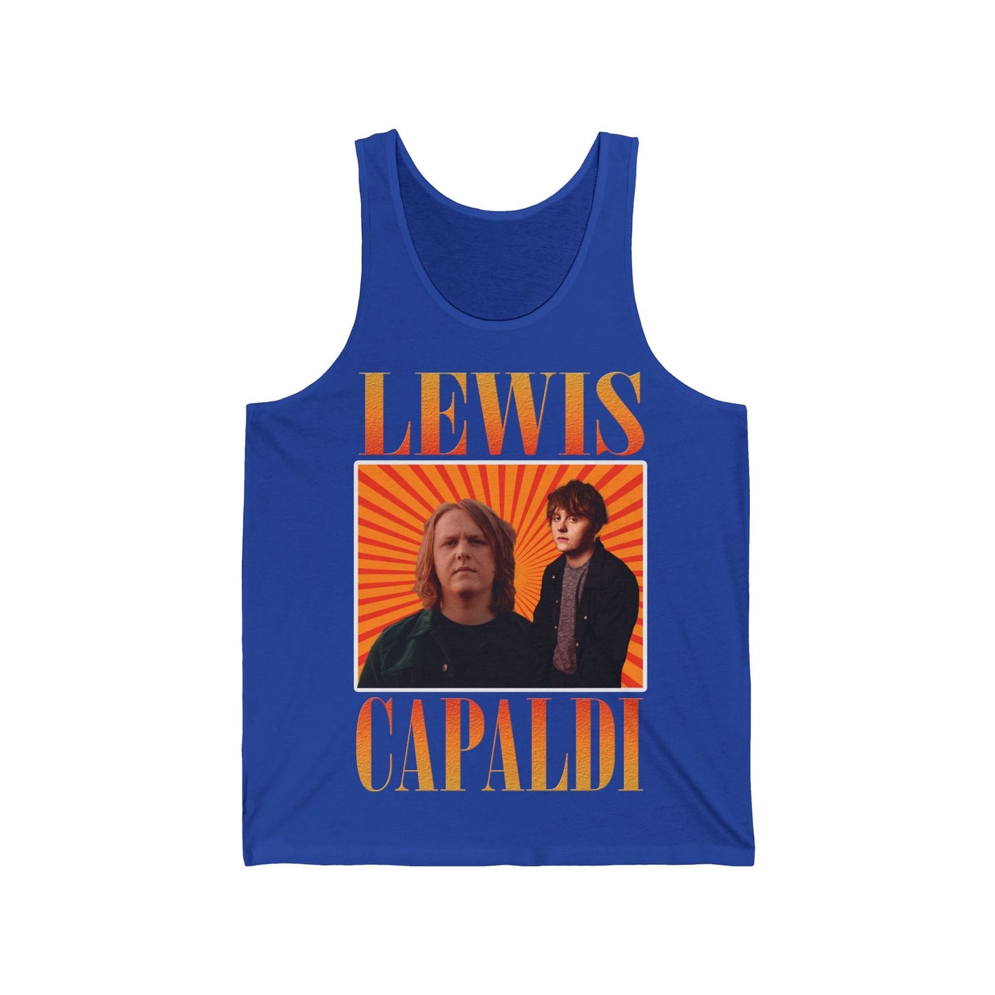 Lewis Capaldi Unisex Jersey Tank Top - Graphic