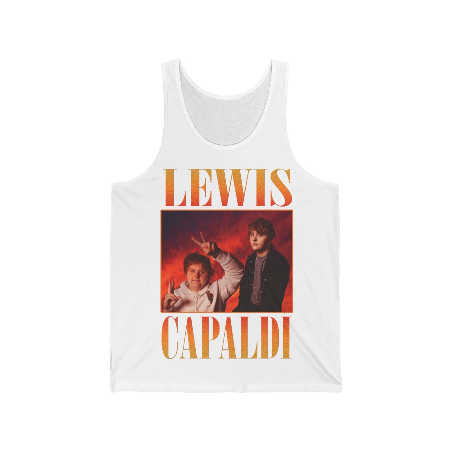 Lewis Capaldi Unisex Jersey Tank Top - Graphic