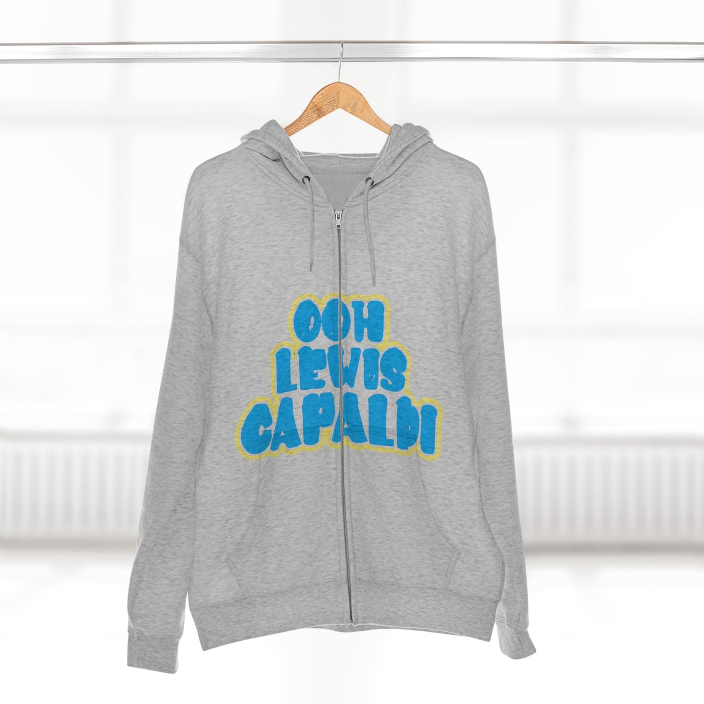 Lewis Capaldi Unisex Zip Hoodie - Ooh Lewis Capaldi