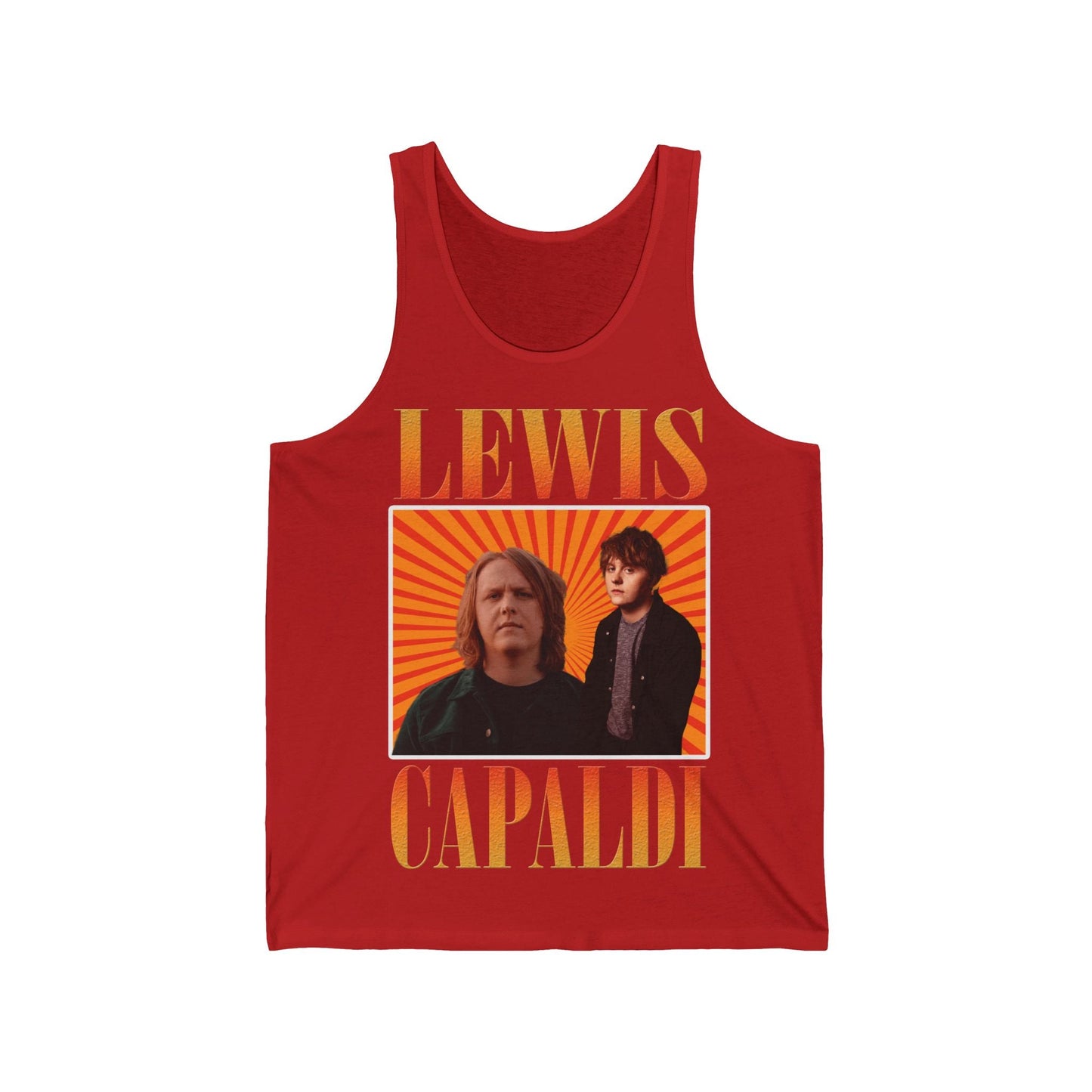 Lewis Capaldi Unisex Jersey Tank Top - Graphic