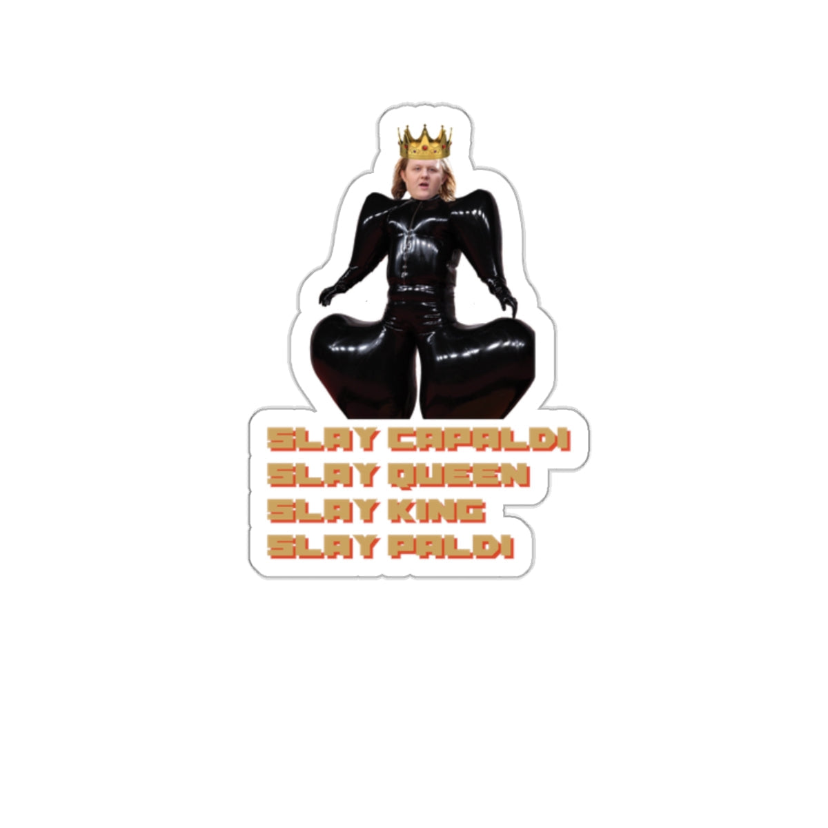 Lewis Capaldi Kiss-Cut Stickers - Slay Capaldi