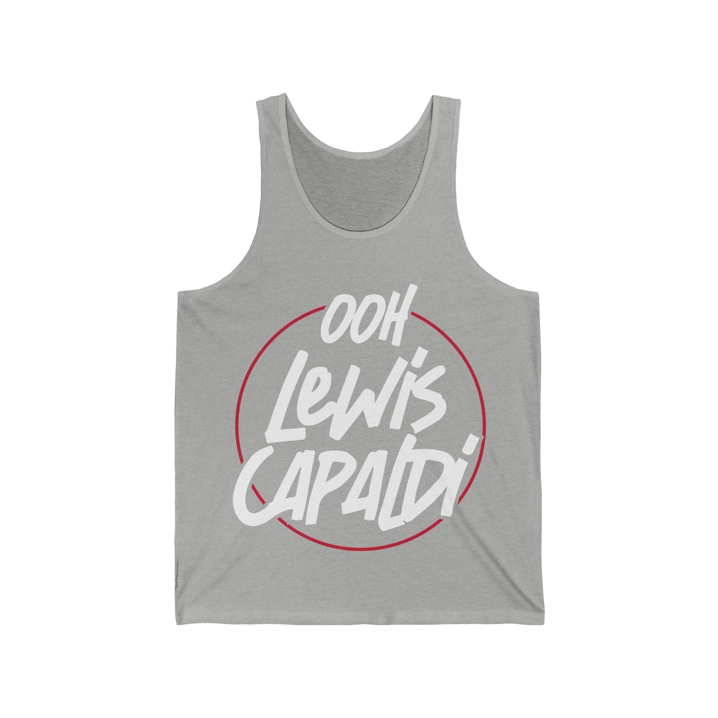 Lewis Capaldi Unisex Jersey Tank Top - Ohh Lewis Capaldi