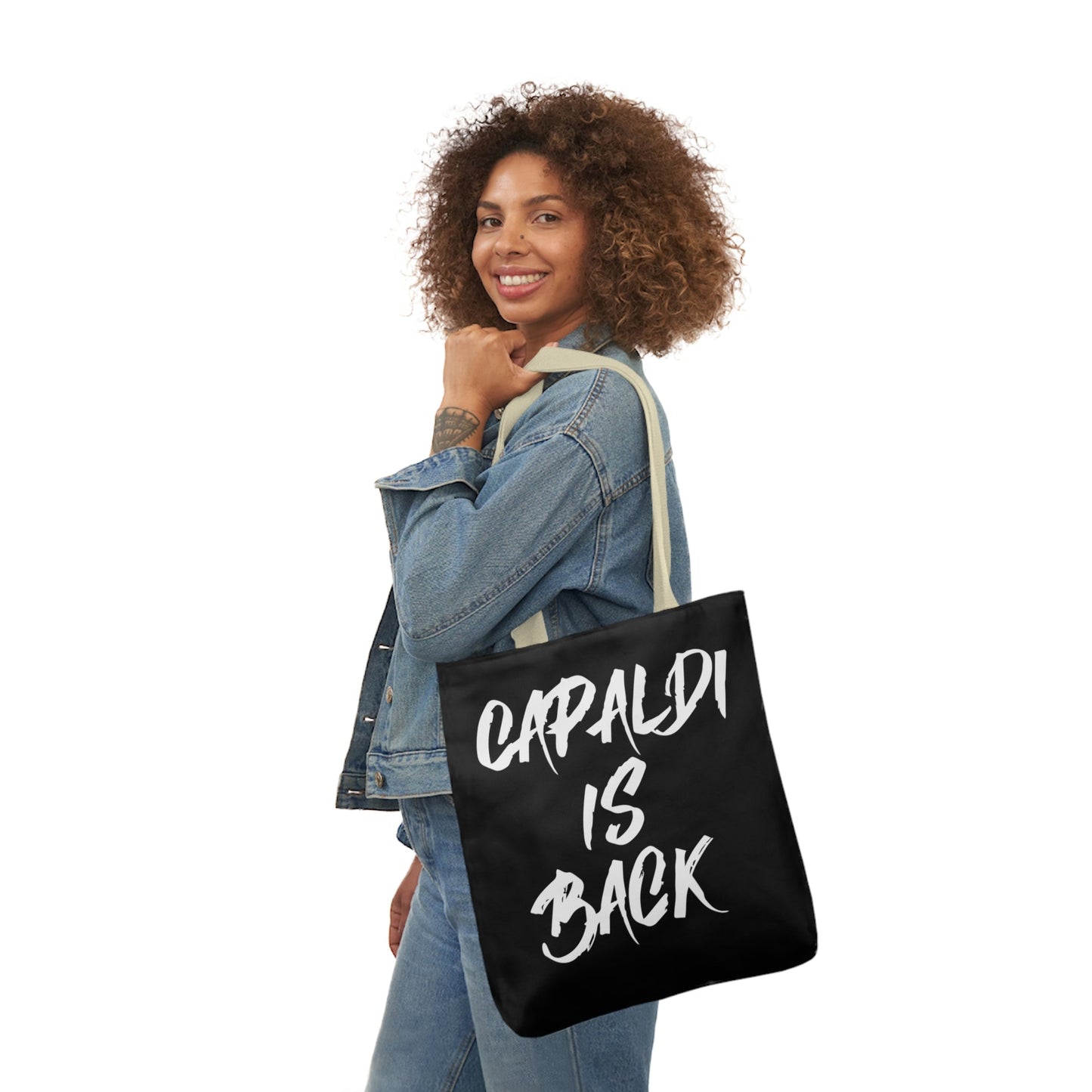 Lewis Capaldi Canvas Tote Bag - Capaldi is  back