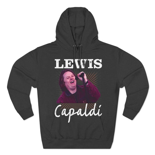 Lewis Capaldi Three-Panel Fleece Hoodie - Graphic