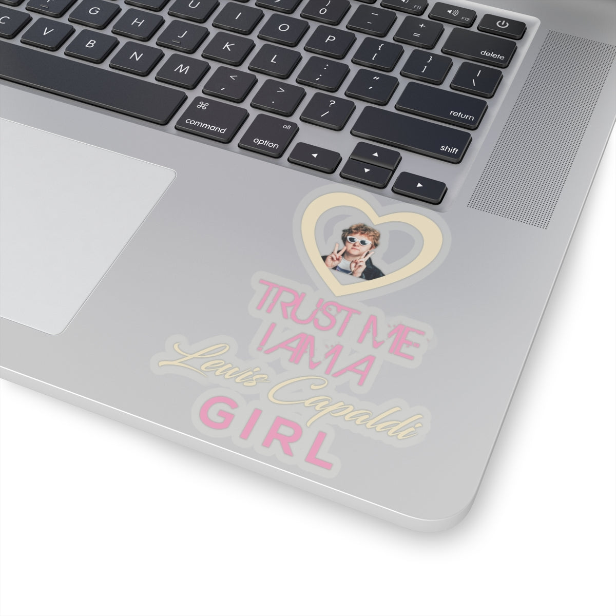 Lewis Capaldi Kiss-Cut Stickers - Trust me I am a Lewis Capaldi girl