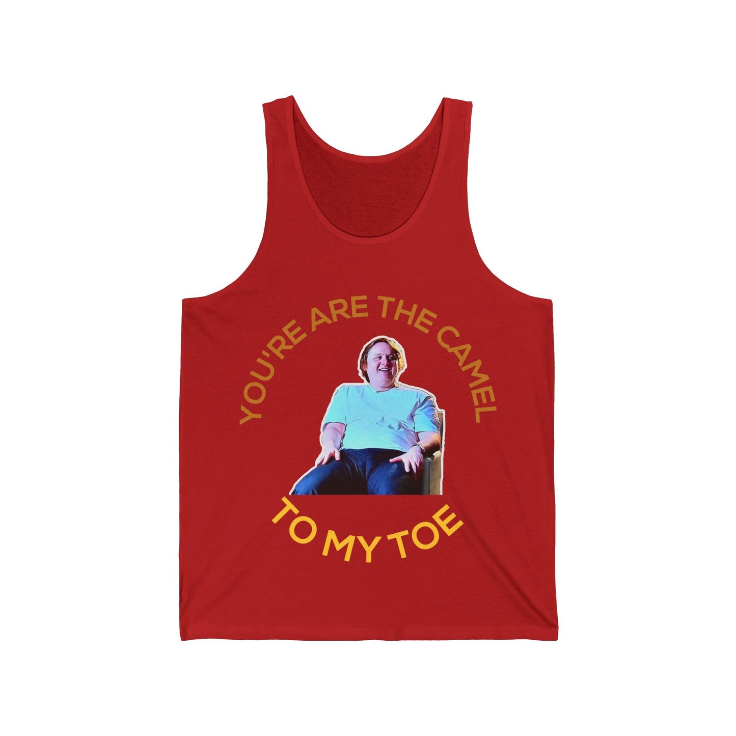 Lewis Capaldi Unisex Jersey Tank Top  - You're the camel to my toe