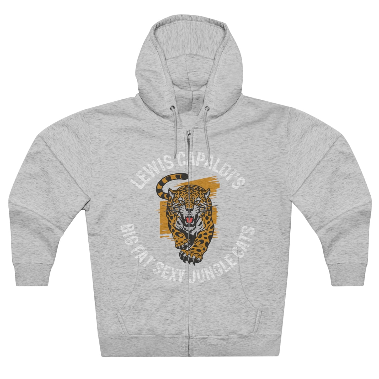 Lewis Capaldi Unisex Zip Hoodie - Big Fat Sexy Jungle Cats