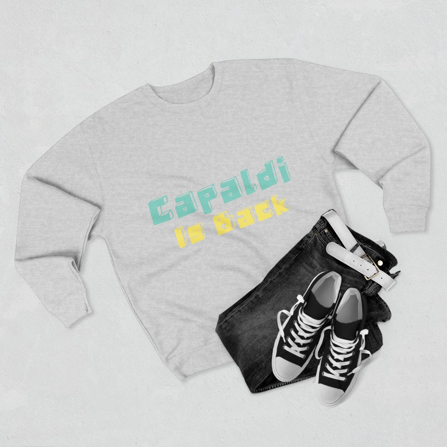 Lewis Capaldi Unisex Crewneck Sweatshirt - Capaldi Is Back