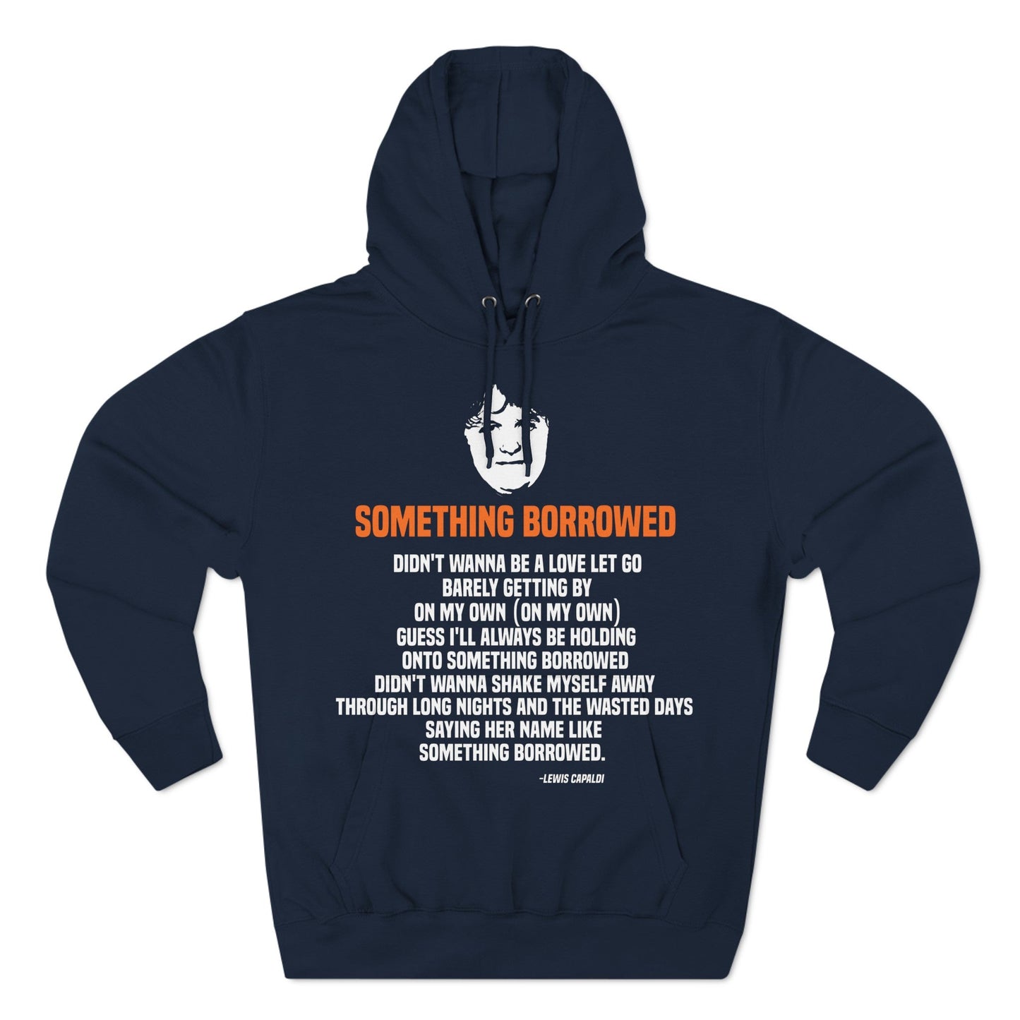 Lewis Capaldi Three-Panel Fleece Hoodie - Something Borrowed