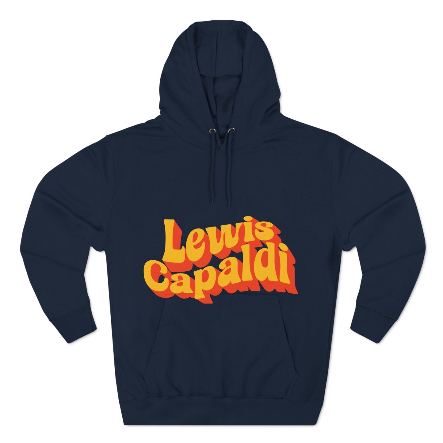 Lewis Capaldi Three-Panel Fleece Hoodie - Writing