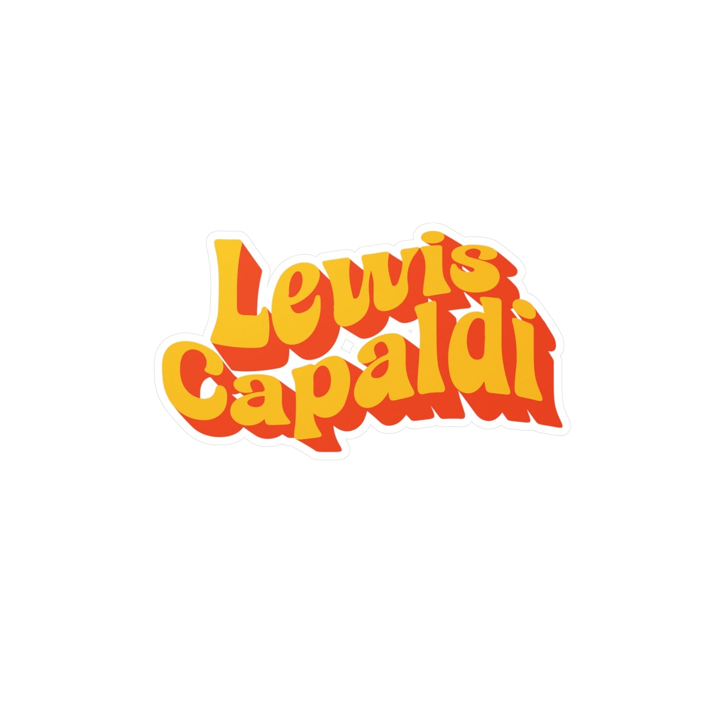 Lewis Capaldi Kiss-Cut Vinyl - Writing