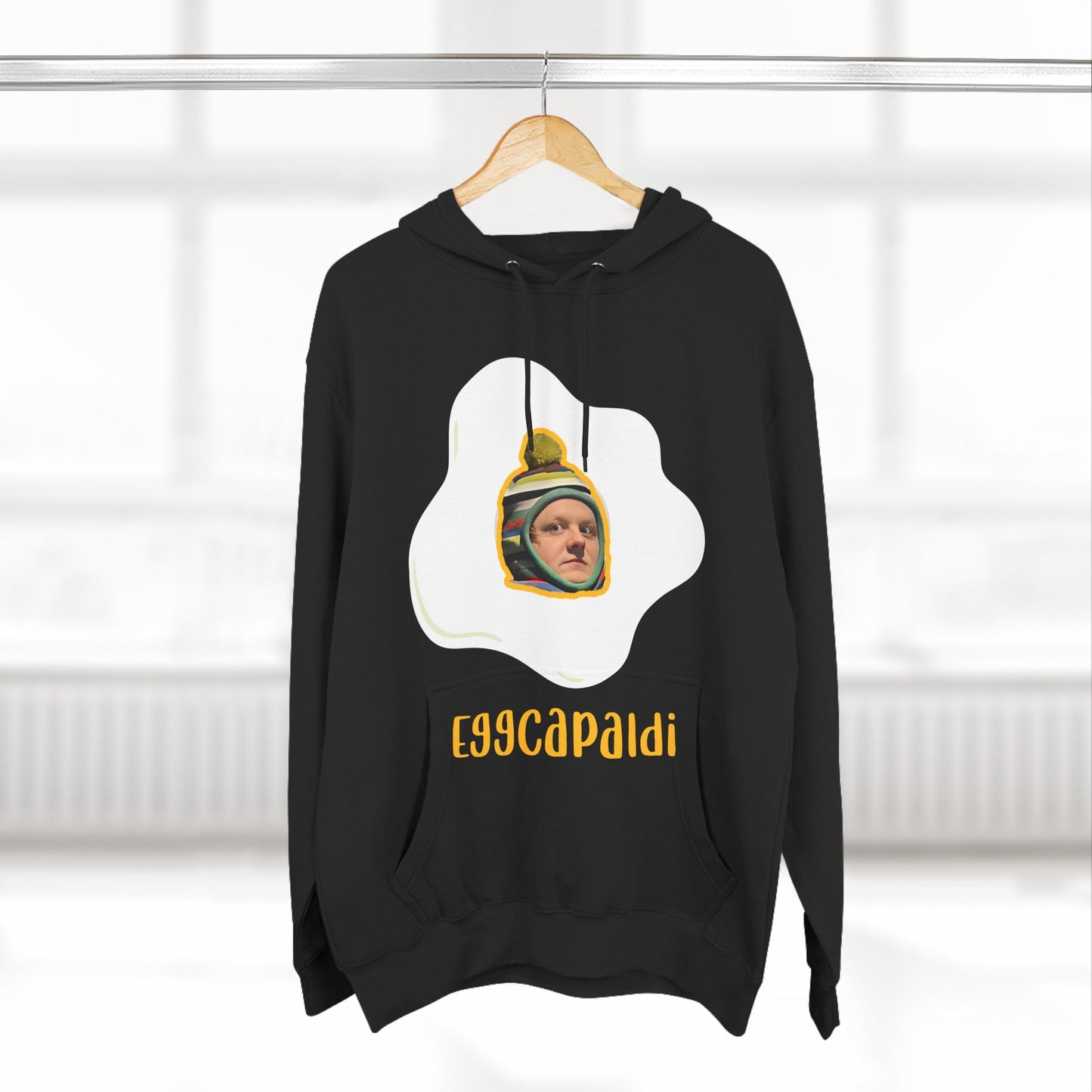 Lewis Capaldi Three-Panel Fleece Hoodie - Egg Capaldi