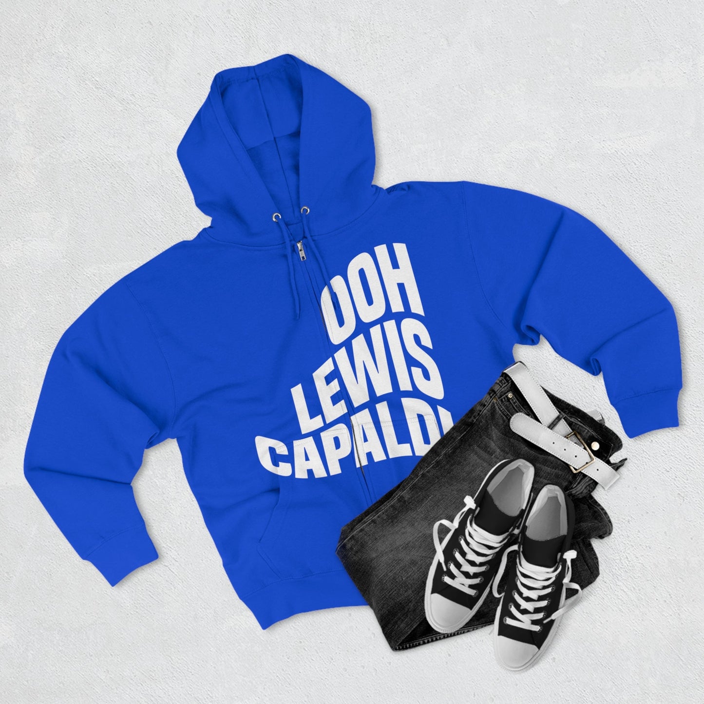 Lewis Capaldi Unisex Zip Hoodie - Ooh Lewis Capaldi