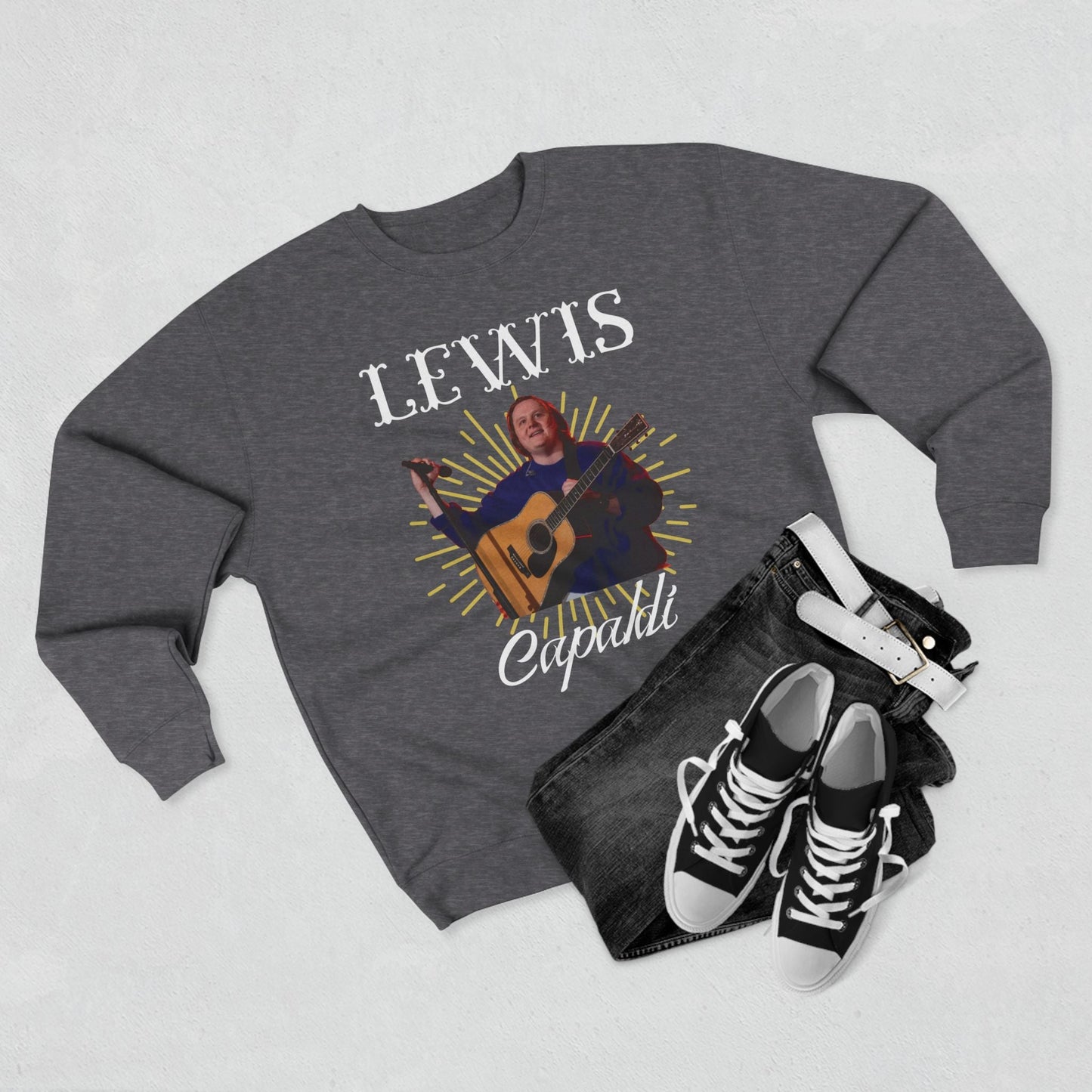 Lewis Capaldi Unisex Crewneck Sweatshirt - Graphic