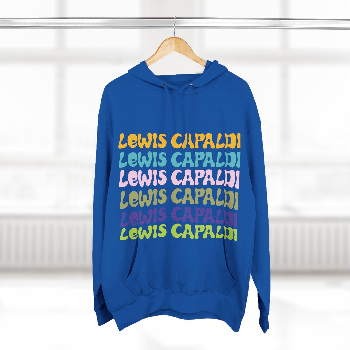 Lewis Capaldi Three-Panel Fleece Hoodie - Writing