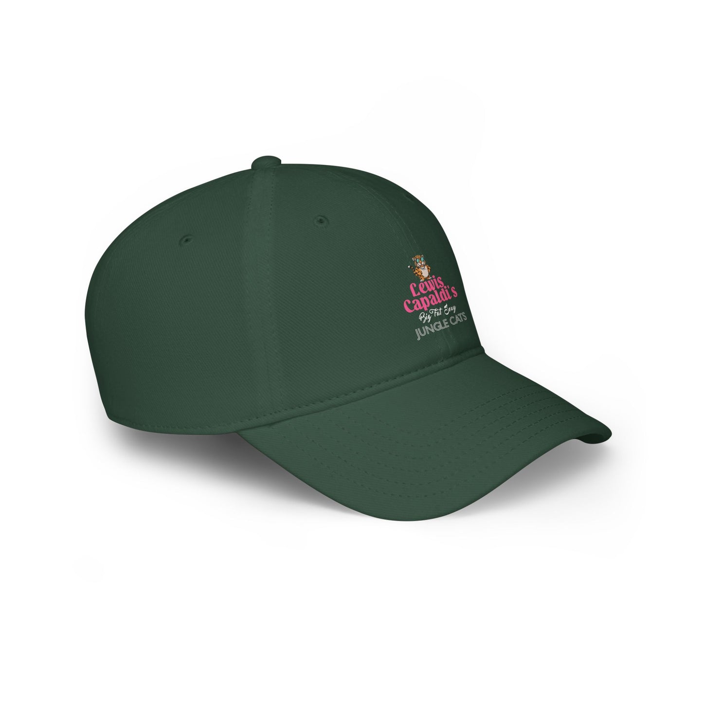 Lewis Capaldi Low Profile Baseball Hat - Big Fat Sexy Jungle Cats