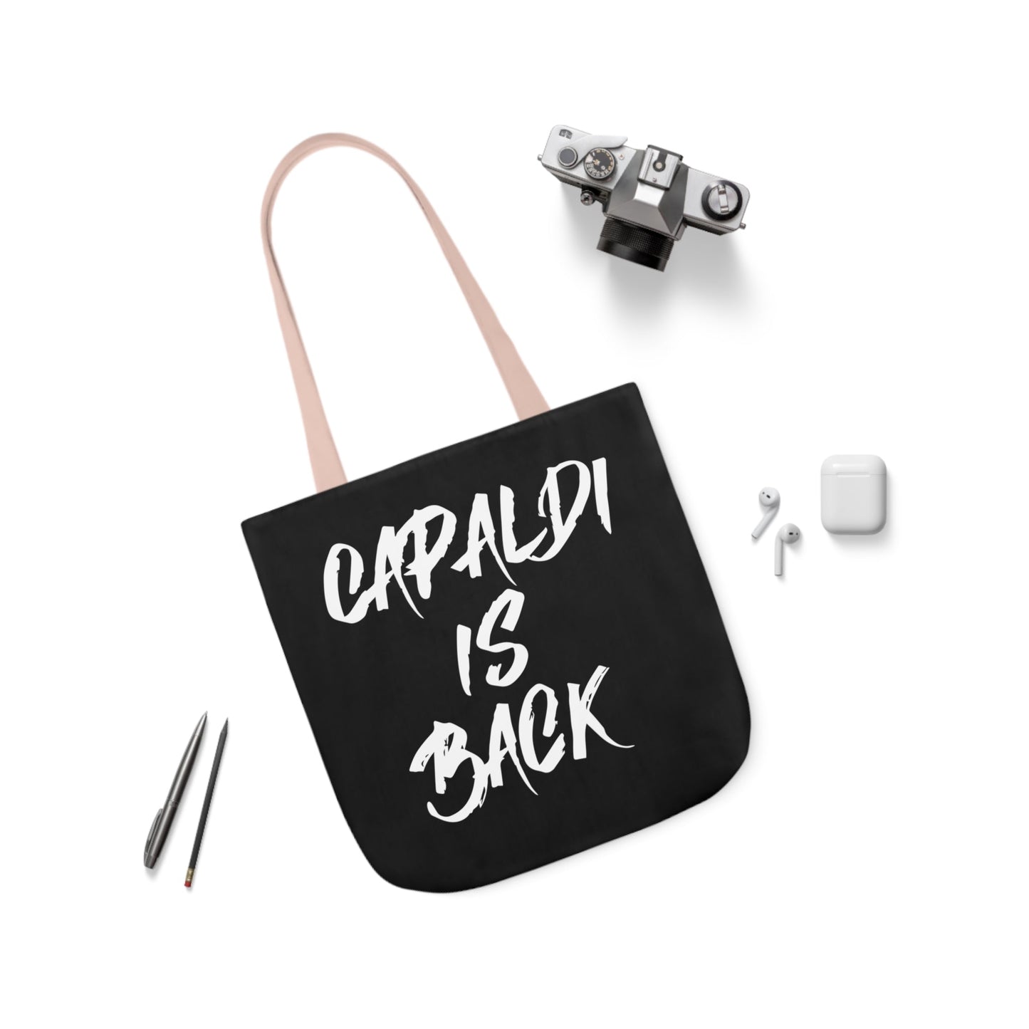 Lewis Capaldi Canvas Tote Bag - Capaldi is  back