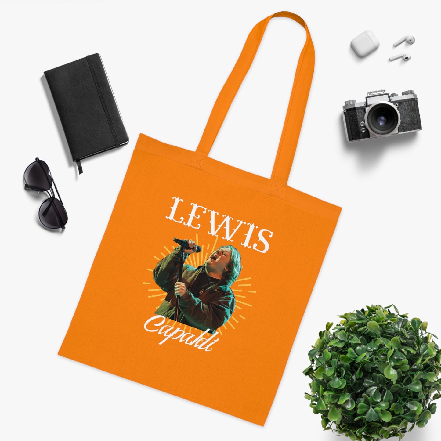 Lewis Capaldi Cotton Tote Bag - Graphic