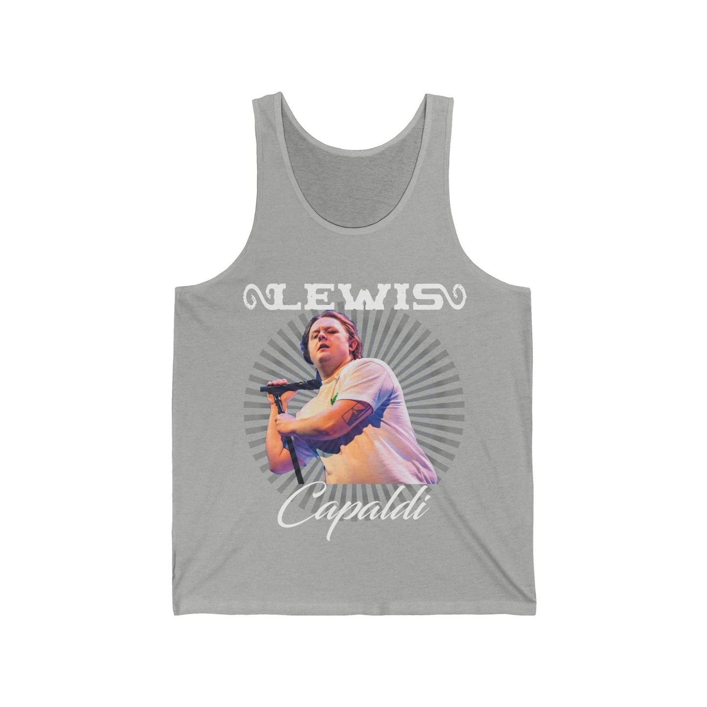 Lewis Capaldi Unisex Jersey Tank Top - Graphic