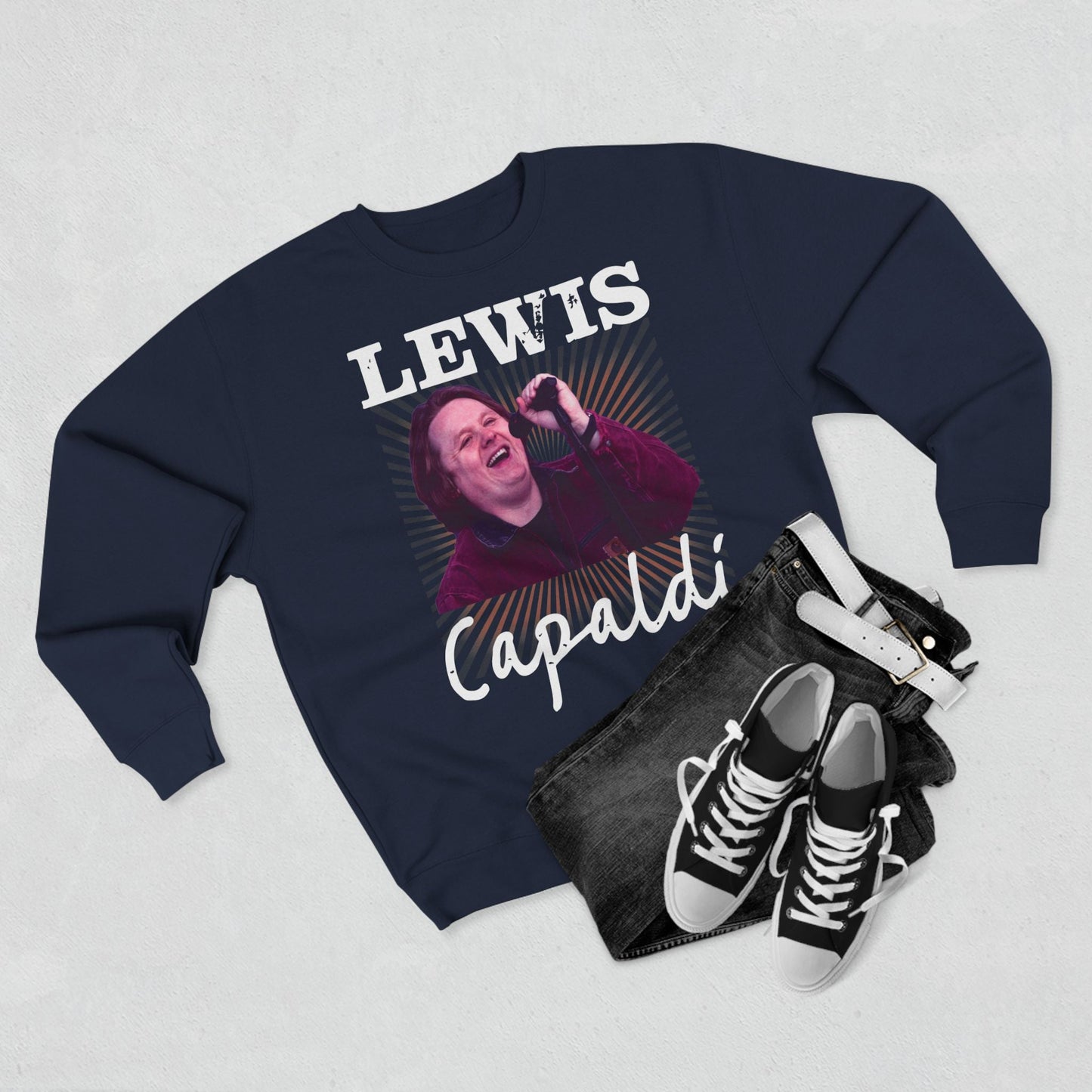 Lewis Capaldi Unisex Crewneck Sweatshirt - Graphic