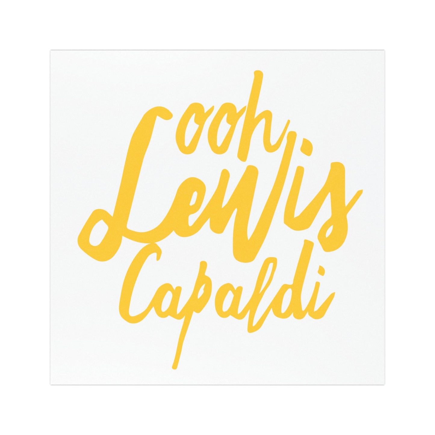 Lewis Capaldi Car Magnets - Ooh Lewis Capaldi