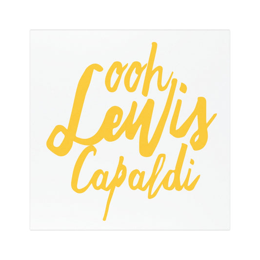 Lewis Capaldi Car Magnets - Ooh Lewis Capaldi