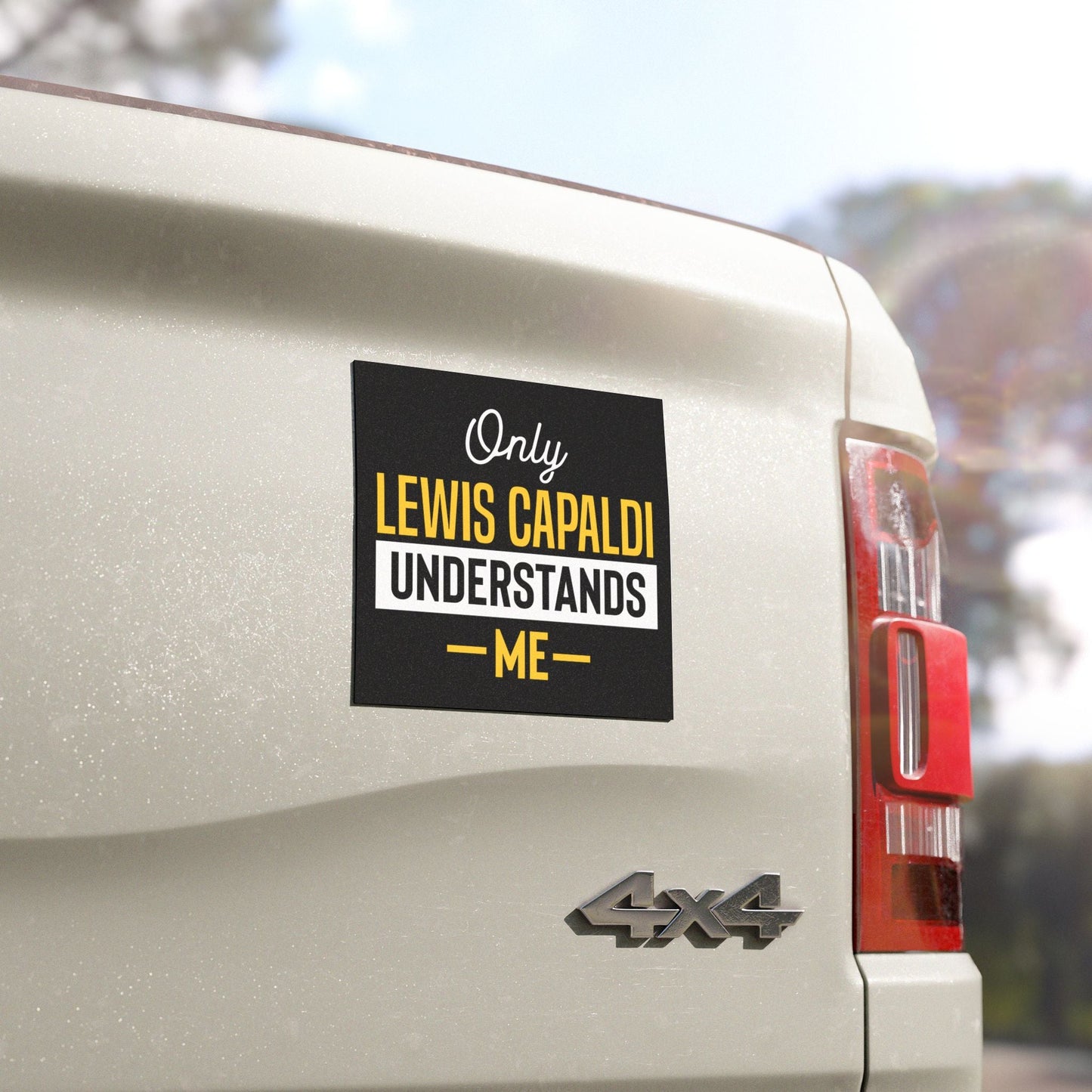 Lewis Capaldi Car Magnet - Only Lewis Capaldi understands me