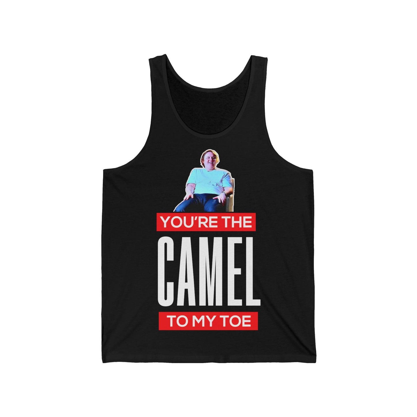 Lewis Capaldi Unisex Jersey Tank Top - You're the camel to my toe