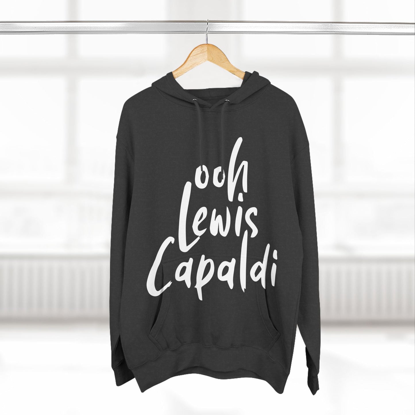 Lewis Capaldi Three-Panel Fleece Hoodie - Ooh Lewis Capaldi