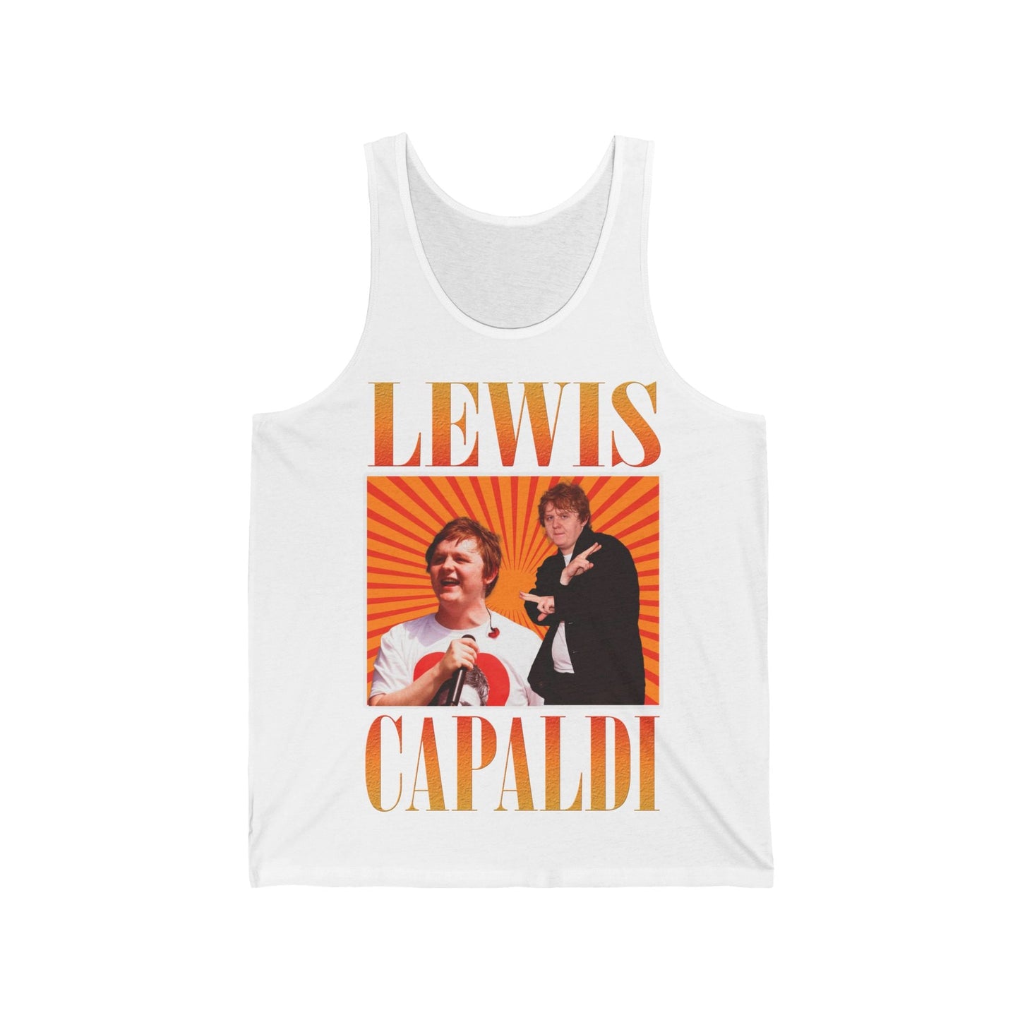 Lewis Capaldi Unisex Jersey Tank Top - Graphic