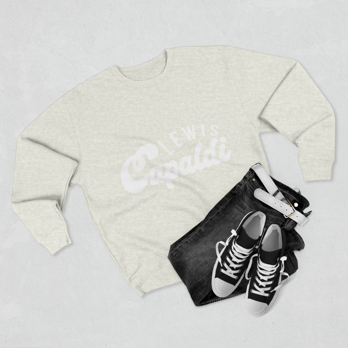 Lewis Capaldi Unisex Crewneck Sweatshirt - Writing