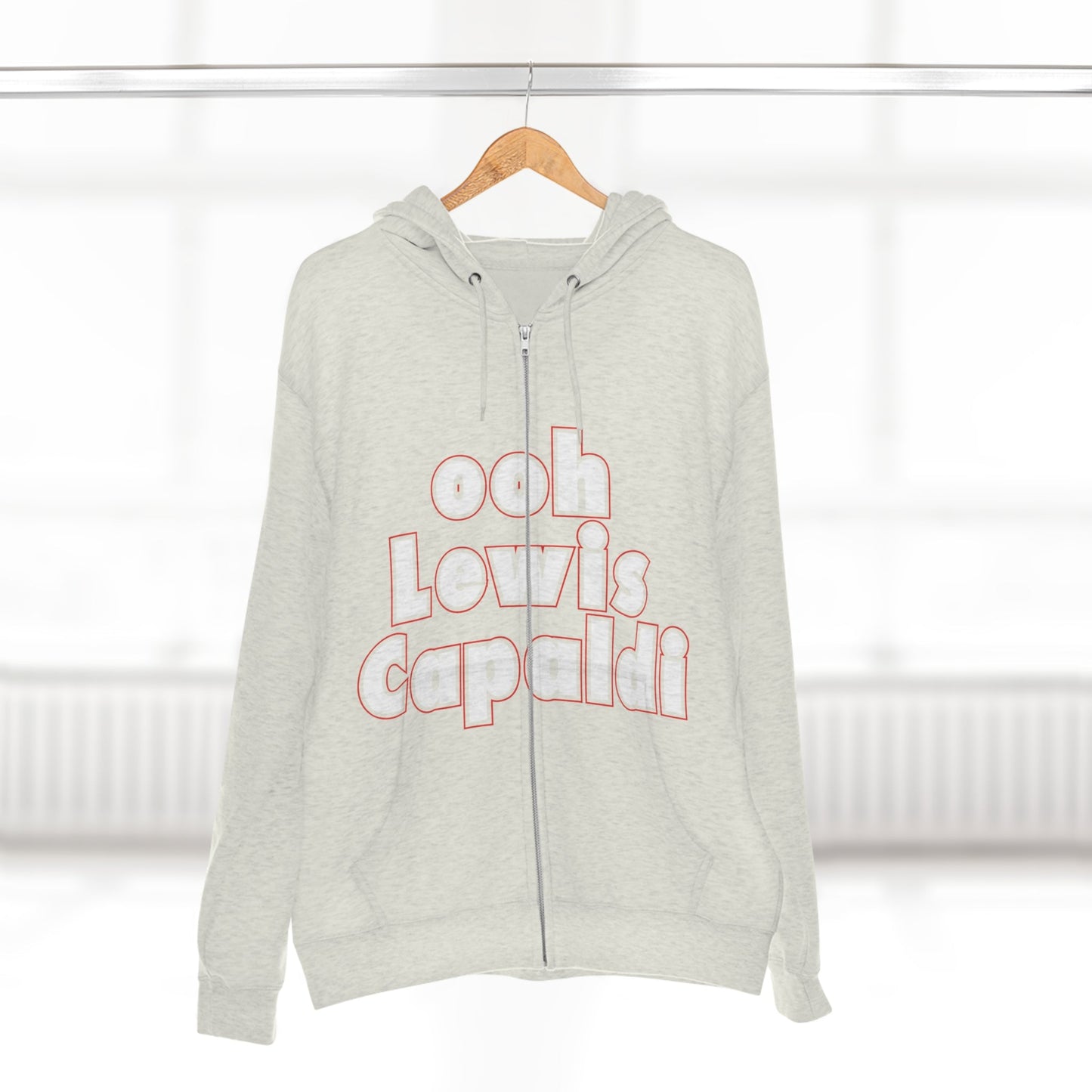 Lewis Capaldi Unisex Zip Hoodie - Ooh Lewis Capaldi